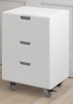 Rollkommode Manis-h Snow White MDF