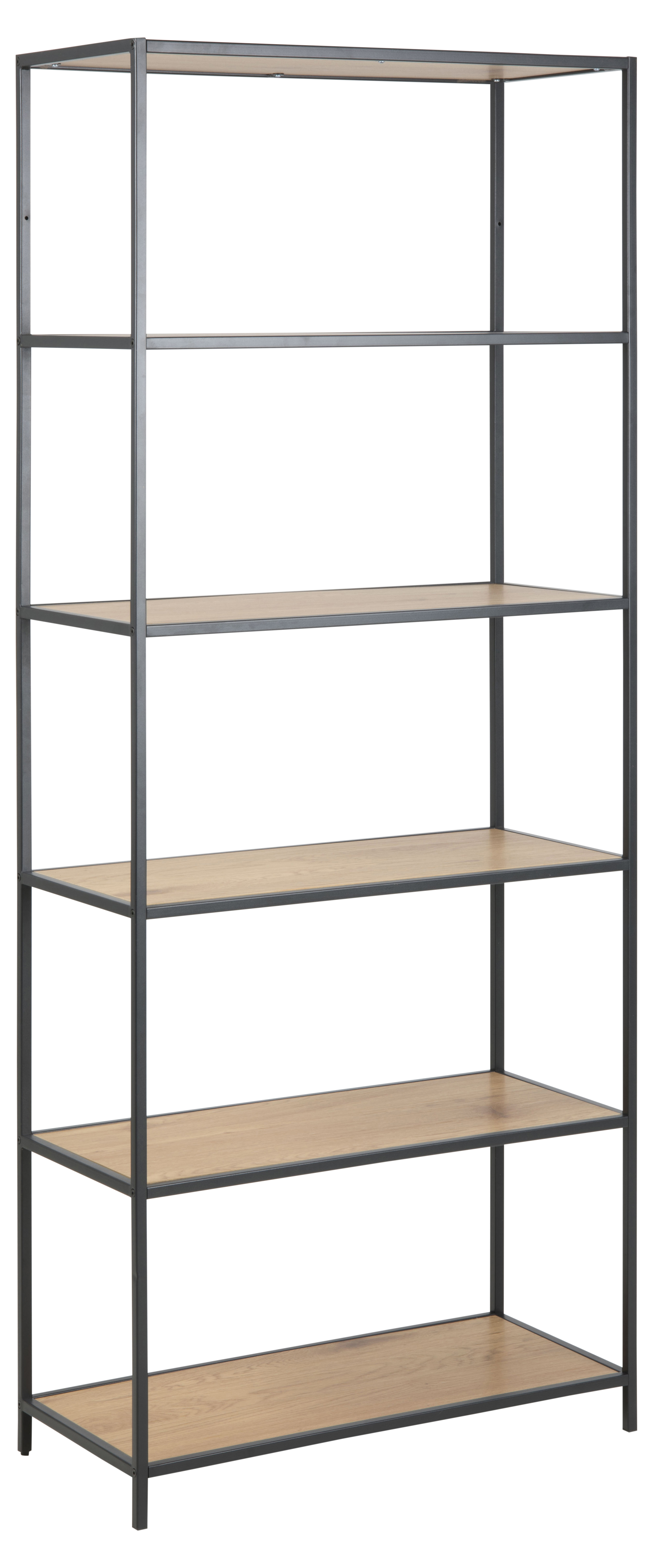 Regal Seaford Wildeiche Metall