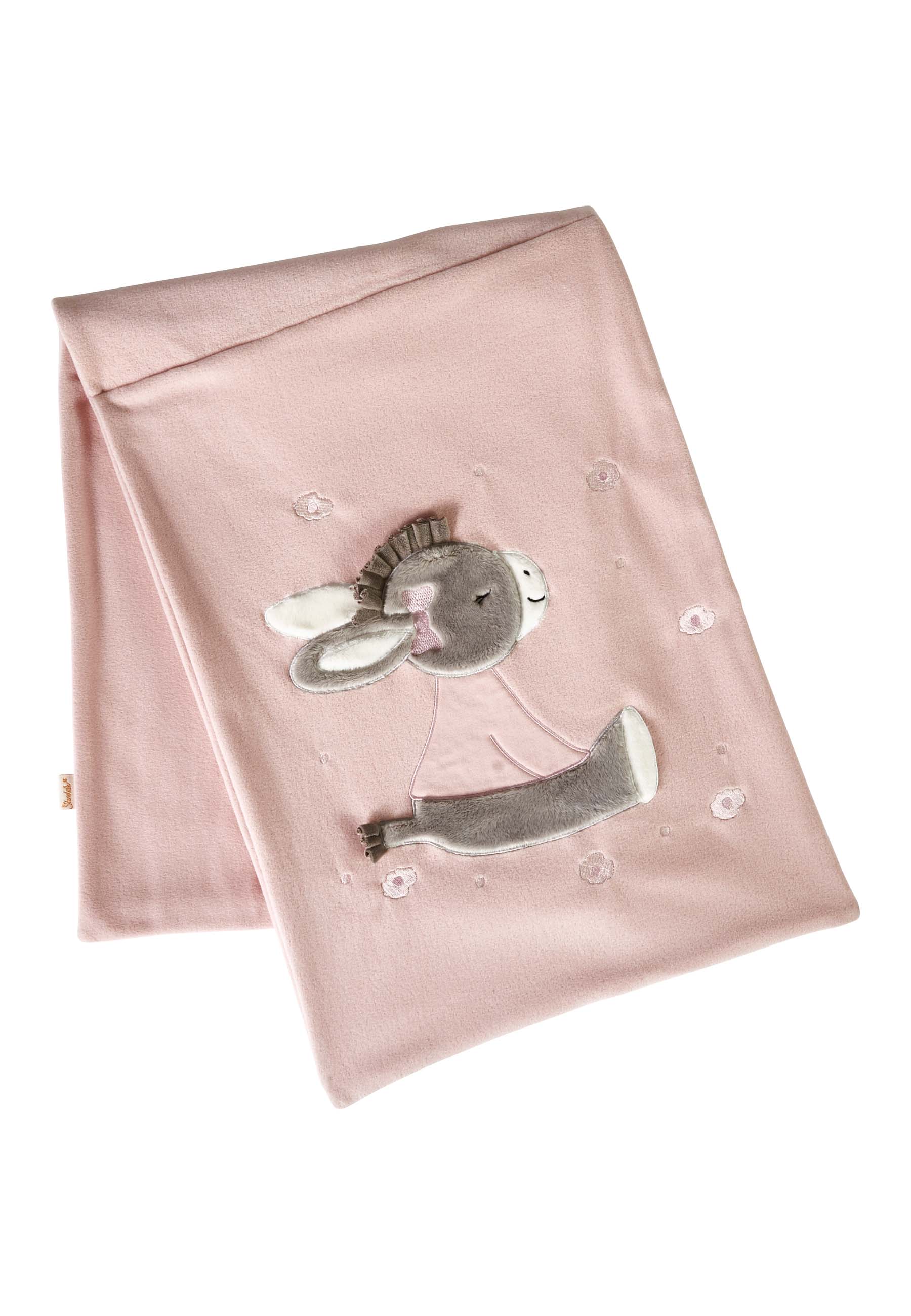 Coperta di coccole in pile rosa pallido per ragazze