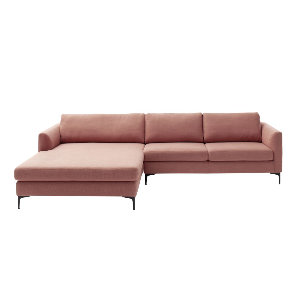 Couchgarnitur Timeless rot Stoff