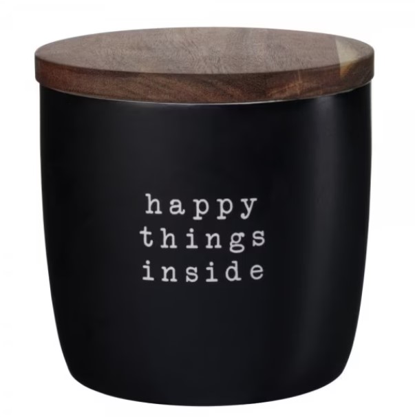 Dose Hey! schwarz matt New Bone China