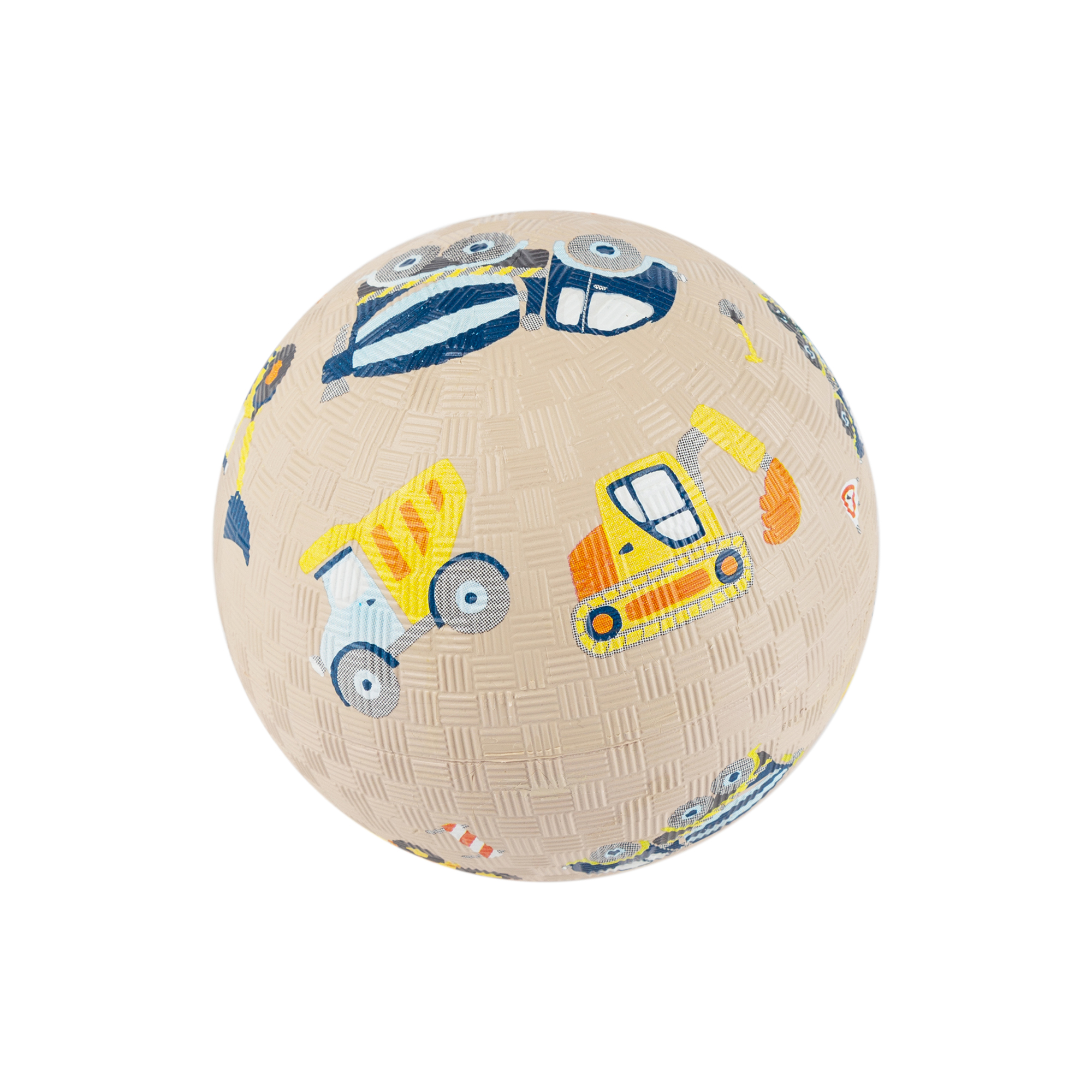Kautschukball Baufahrzeuge beige
