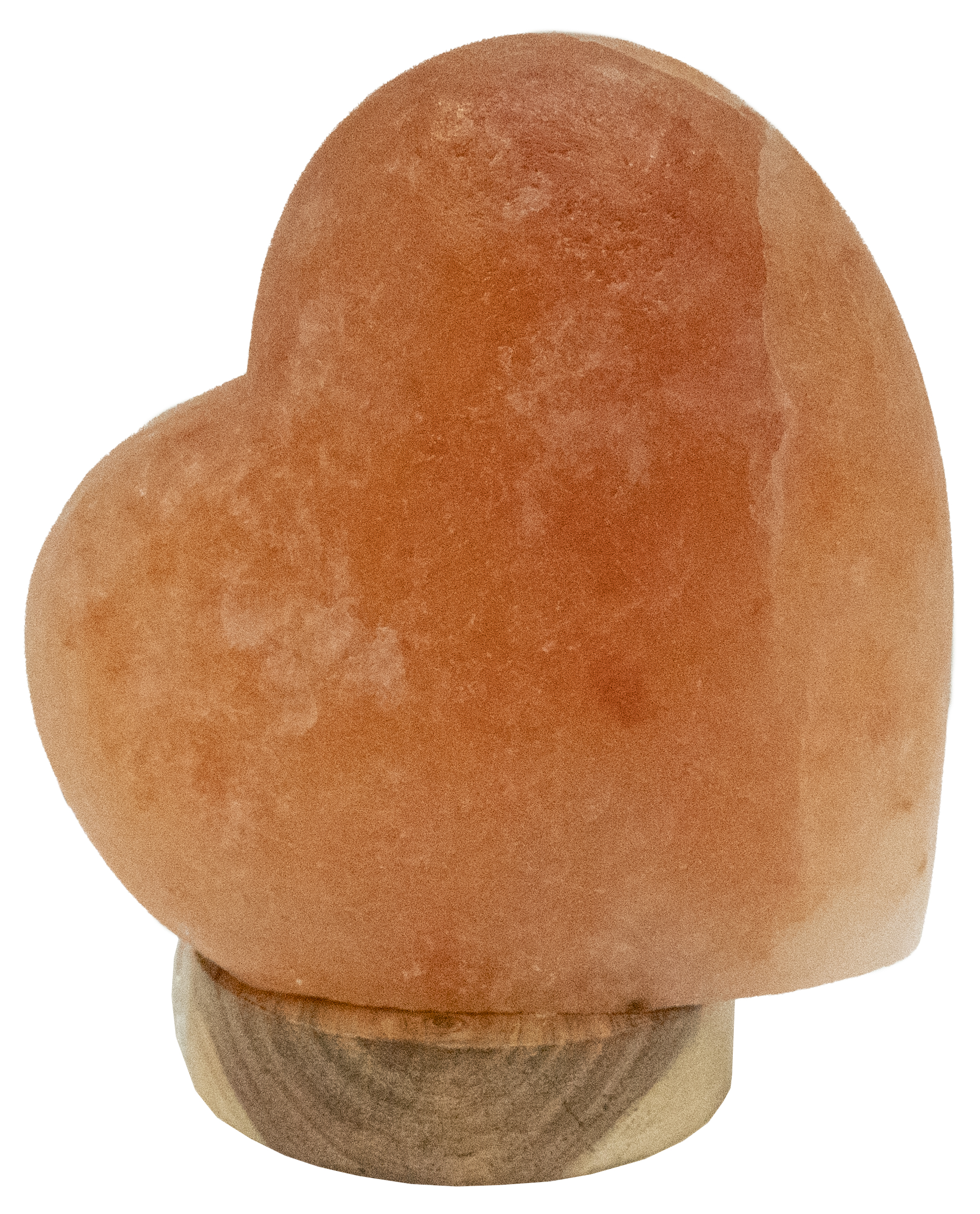 Tischleuchte Stone orange Salzkristall