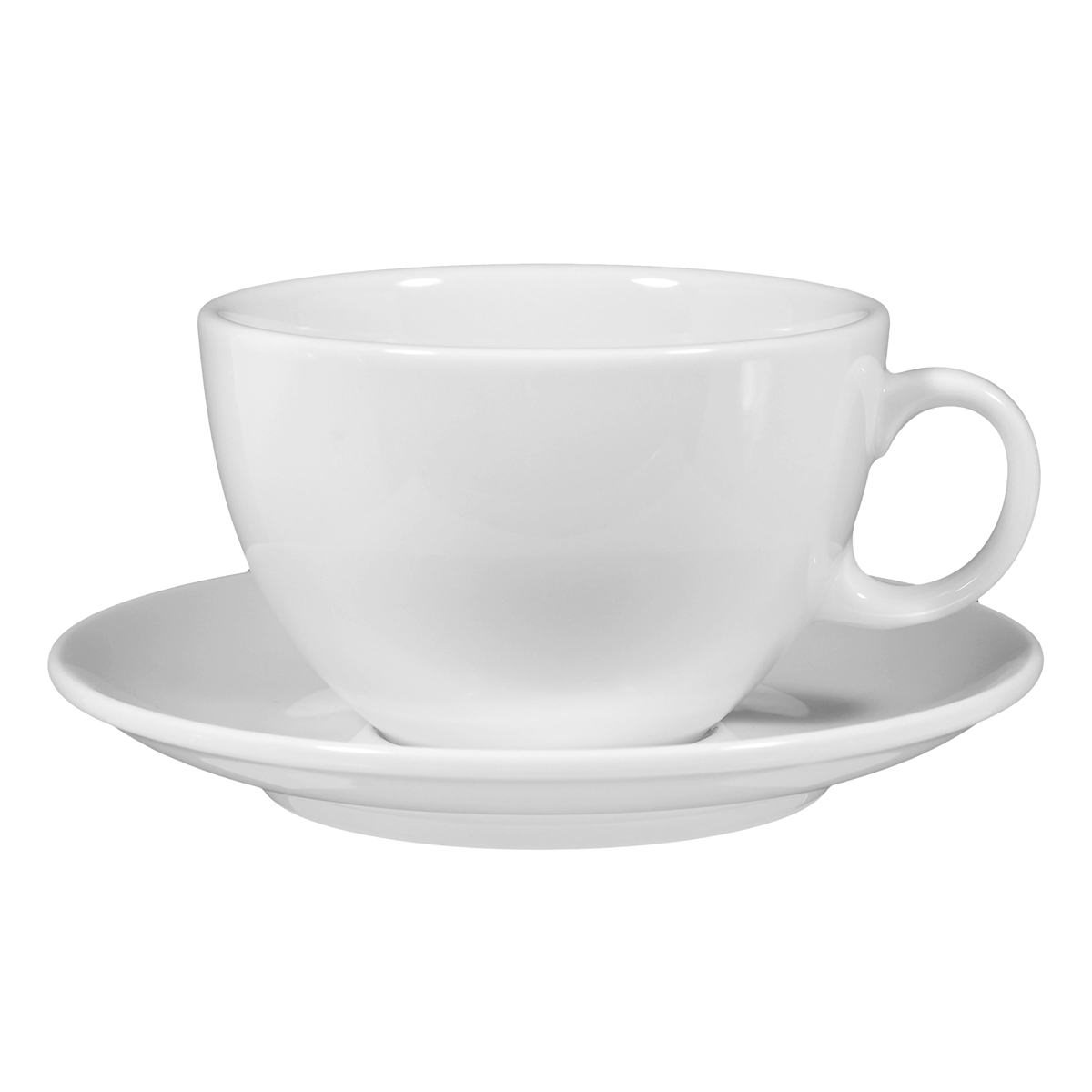 Milchkaffeetasse VIP. weiss