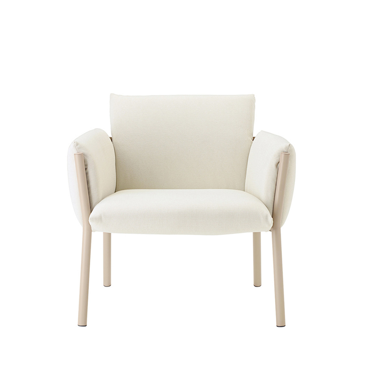 Outdoor Loungestuhl Brezza beige Stoff Stahl