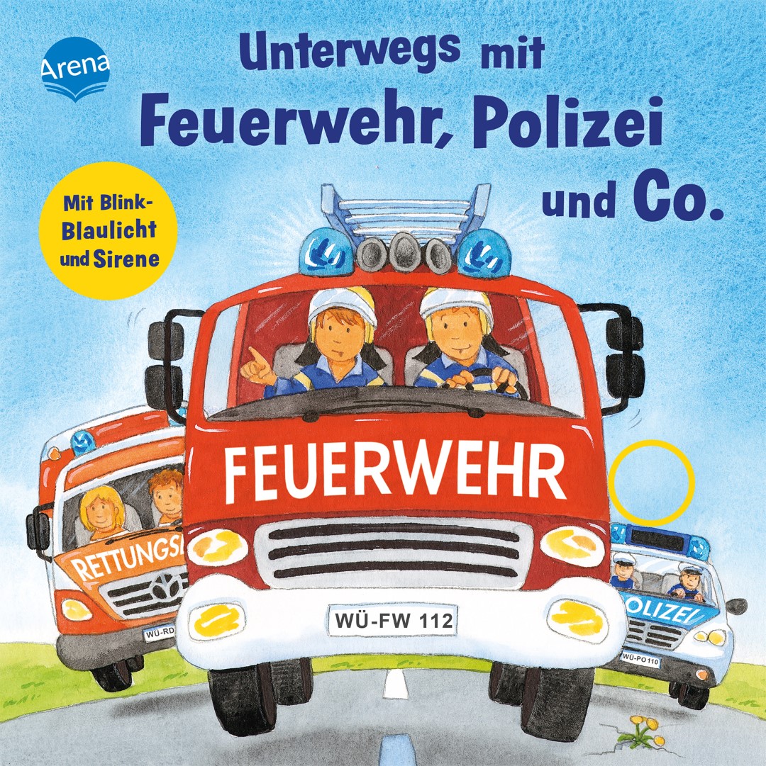 Bilderbuch Feuerwehr Polizei Mehrfarbig Karton