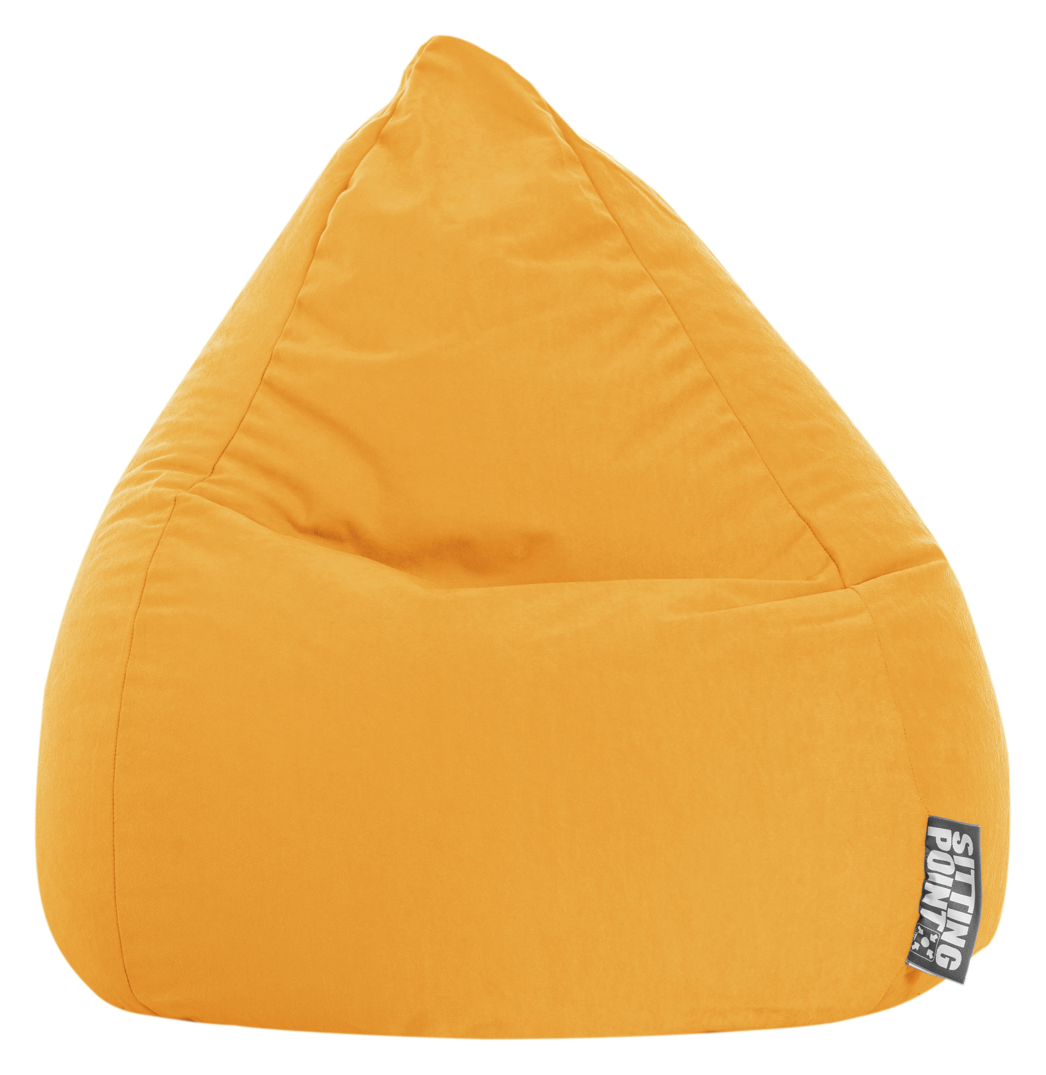 Pouf a sacco  giallo Easy tessuto