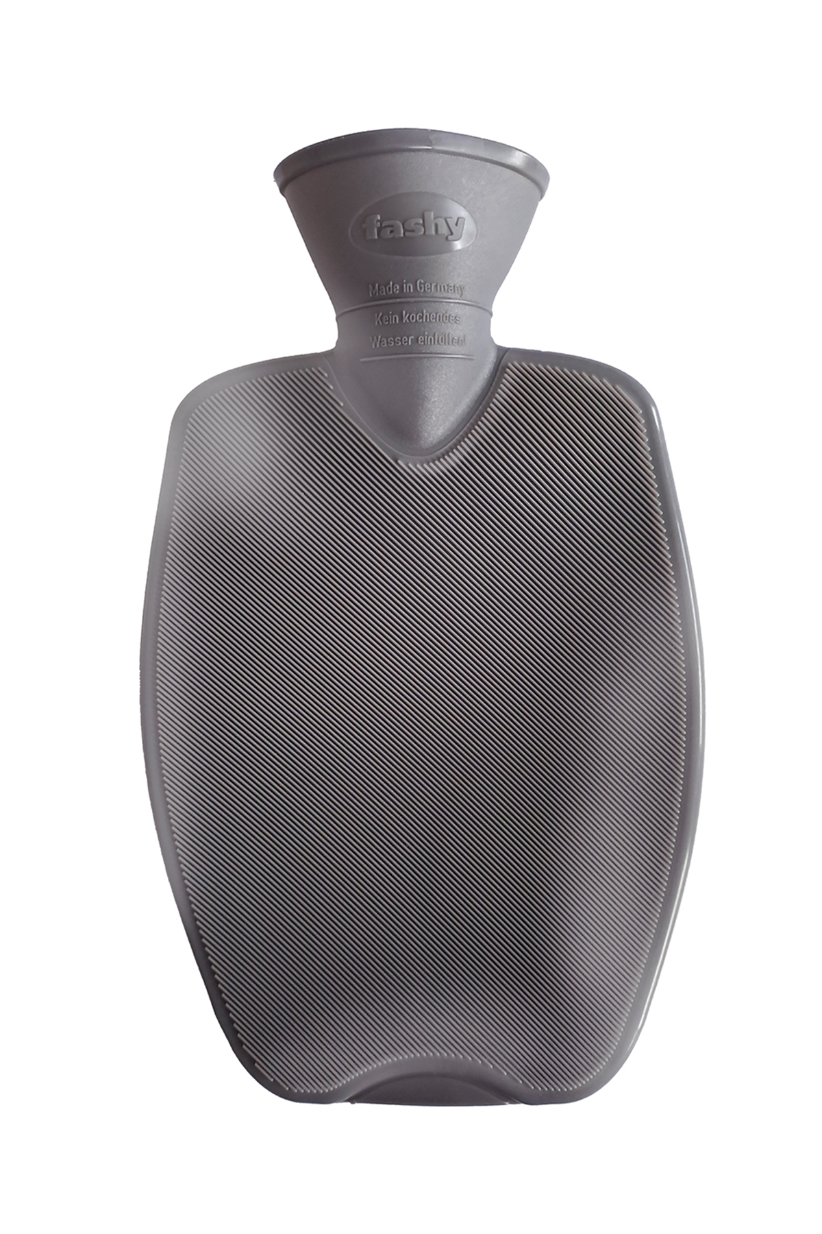 Wärmflasche Halblamelle Fashy grau Kunststoff