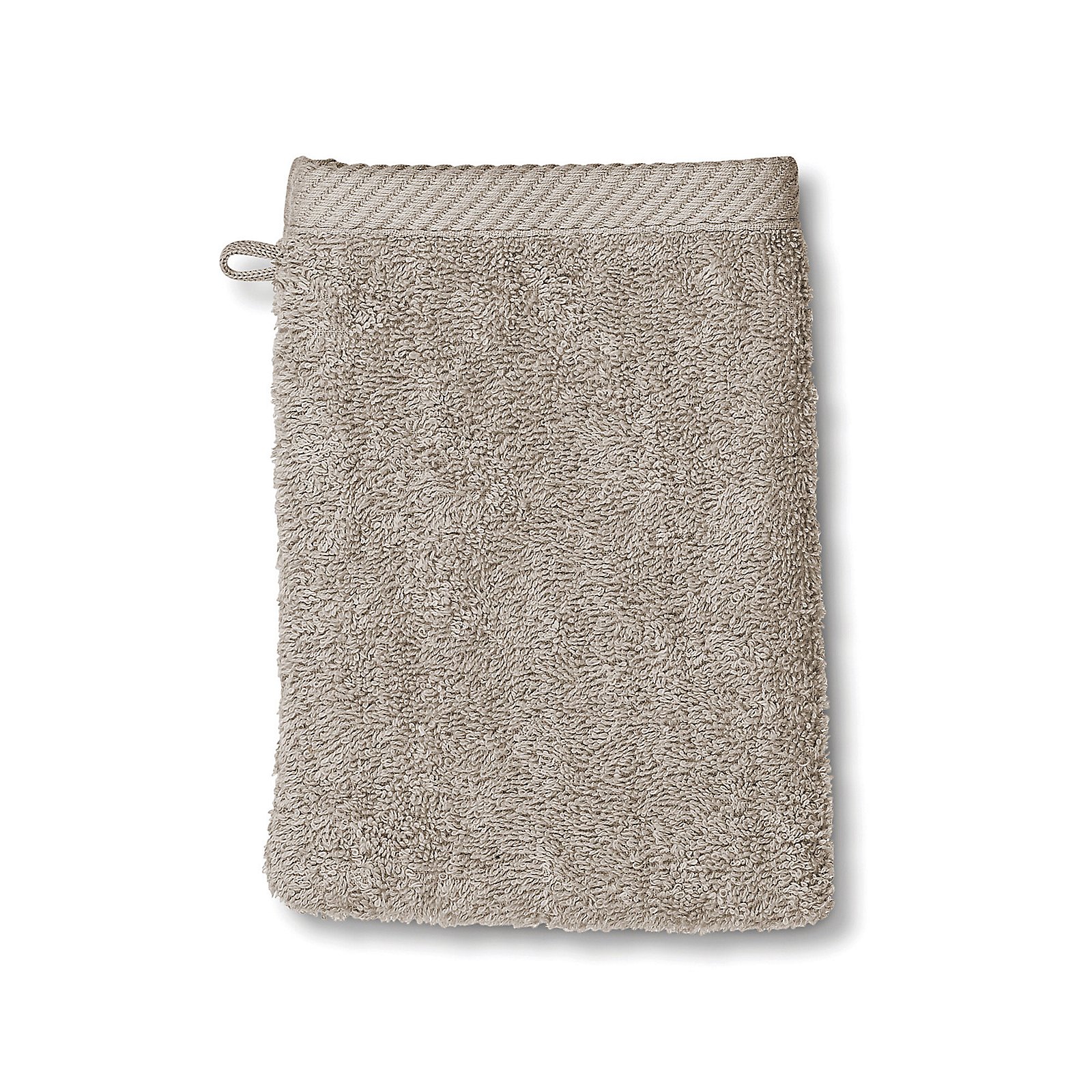 Waschhandschuh Ladessa silbergrau 100% Baumwolle