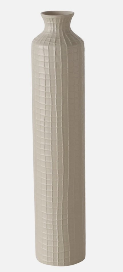 Vase Bottle braun H61 Steingut