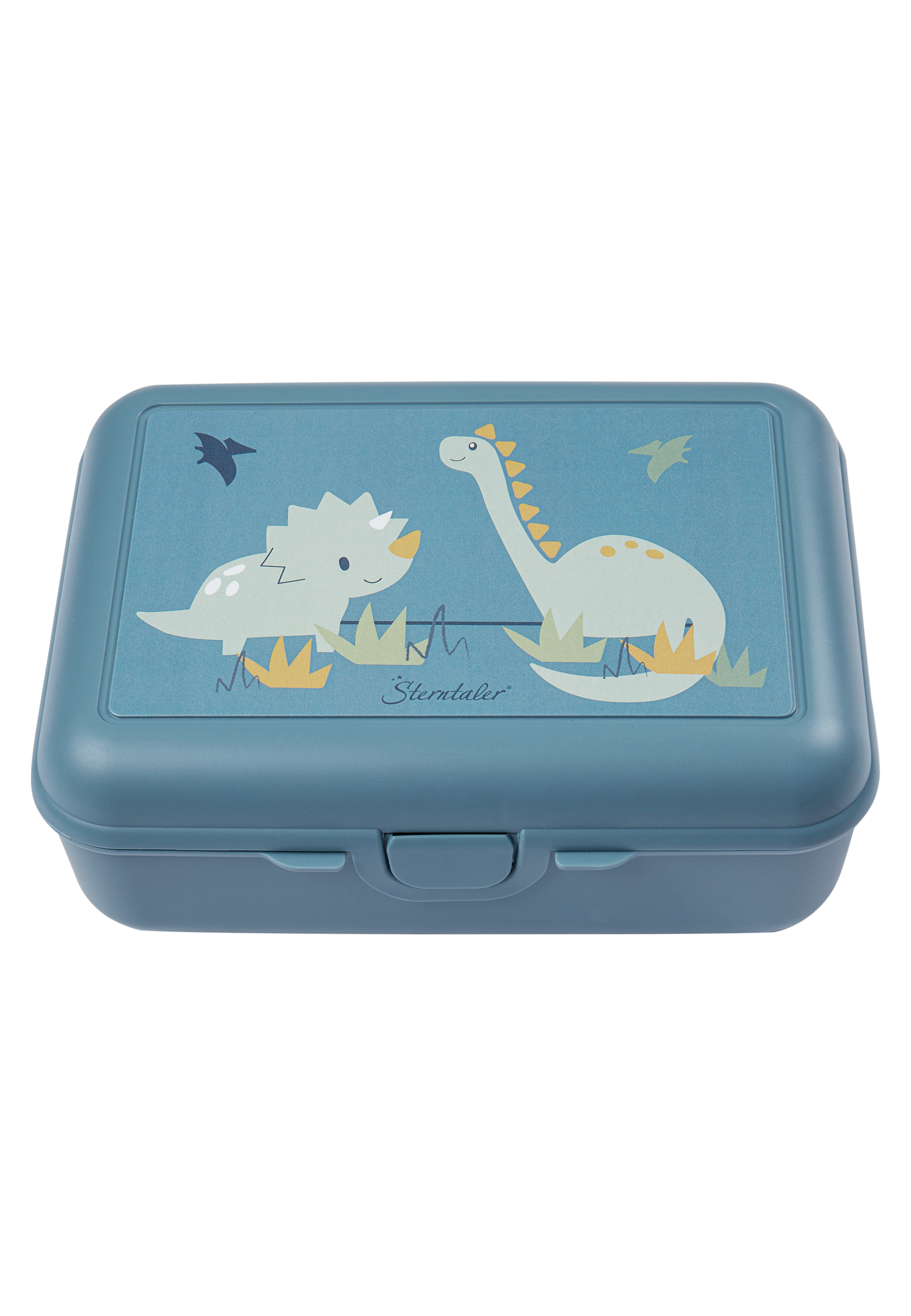 Kinderbrotdose DINO mittelblau Unisex