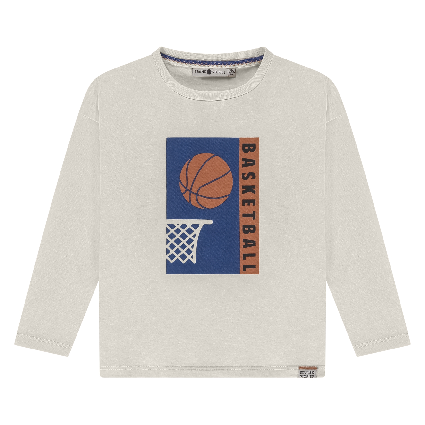 Boys Stains and Stories - Camicia a maniche lunghe in cotone bianco bianco