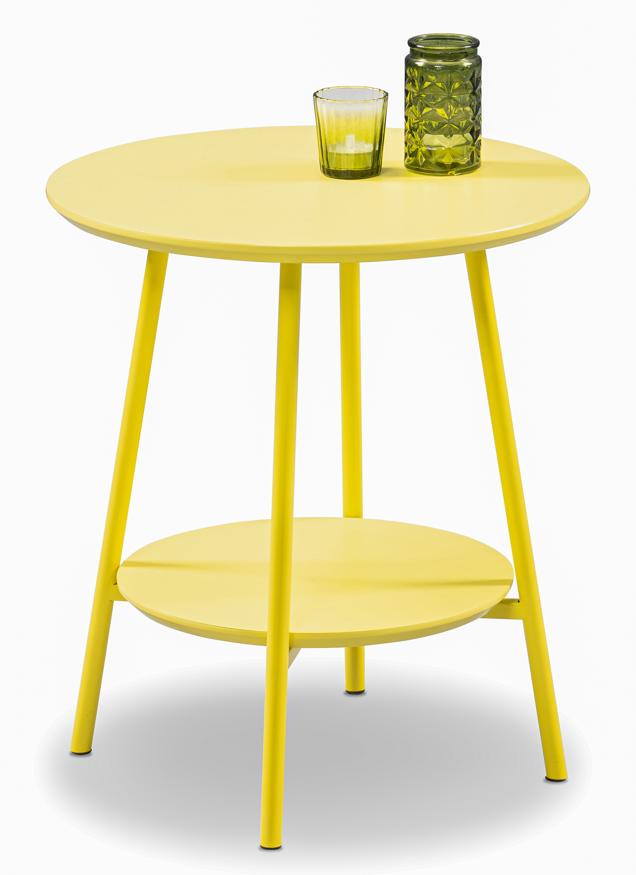 Couchtisch Olli 1 zitronengelb Holzwerkstoff