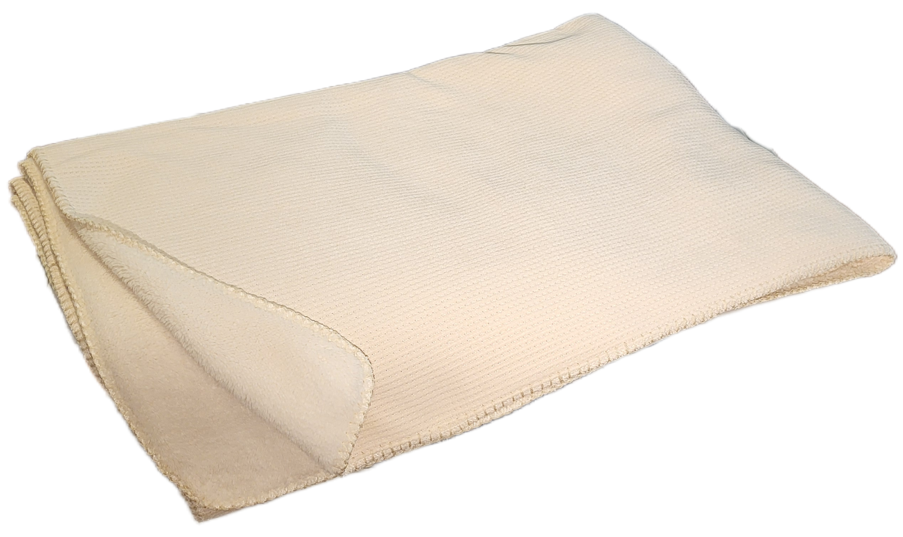 Coperta Wanda in poliestere offwhite