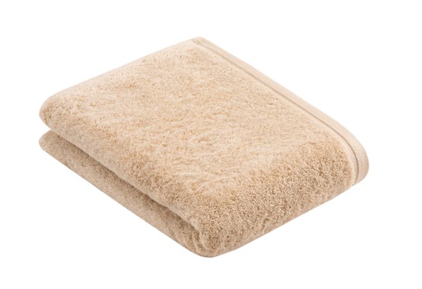 Duschtuch Vegan Life beige Frottee