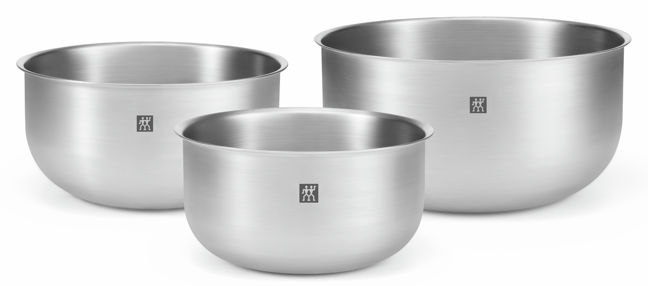 Schüssel Set Prep silber Edelstahl