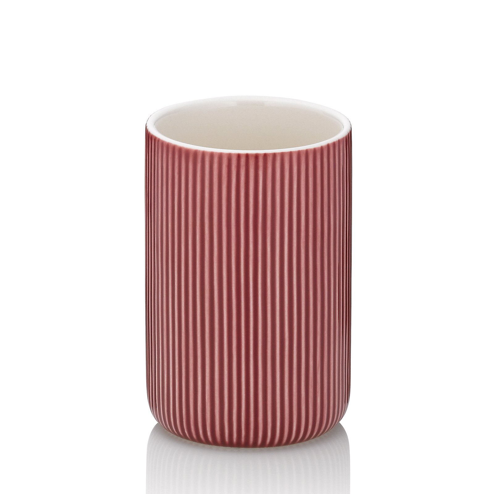 Becher Ava himbeerrot Keramik
