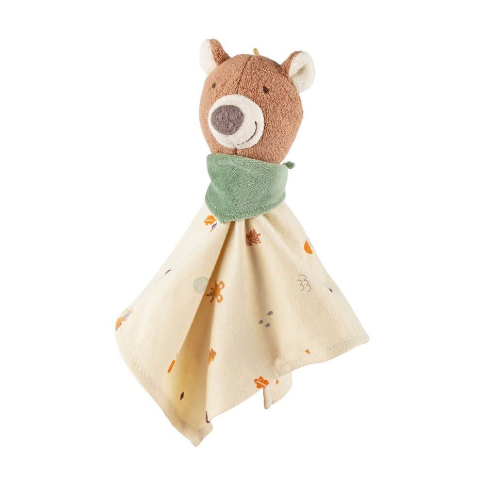 Schnuffeltuch Sigibaby Bär beige Baumwolle