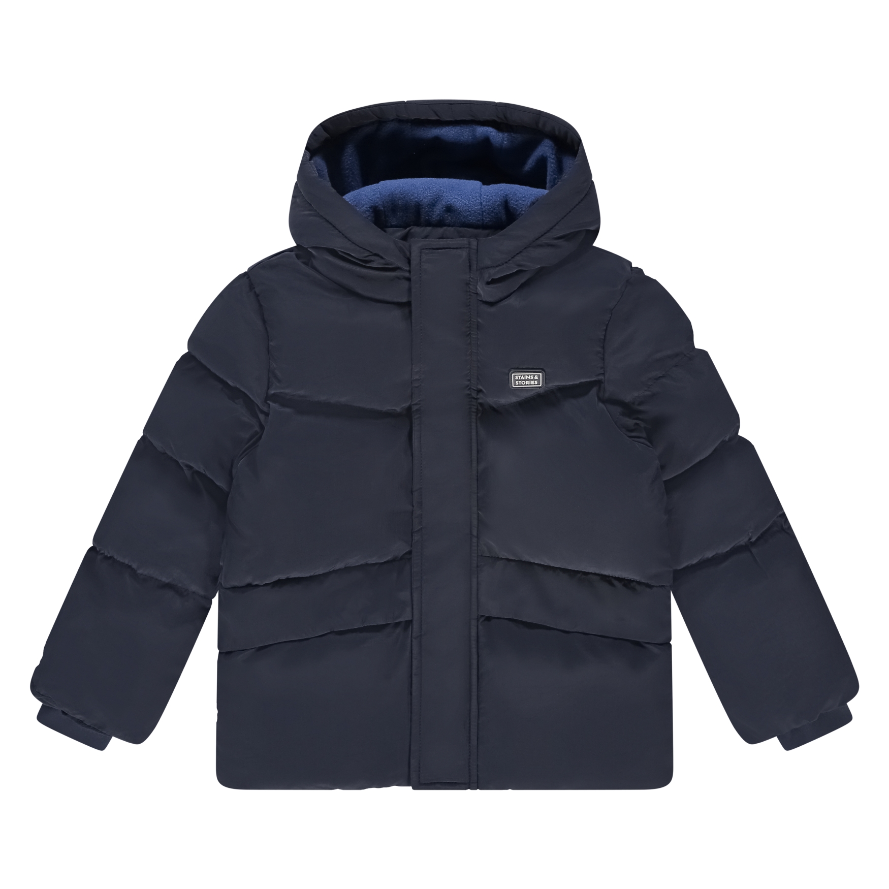 Winterjacke Boys Stains and Stories blau Polyamid