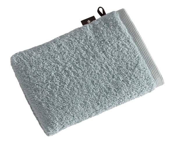 Waschhandschuh HIGH LINE blau Frottee