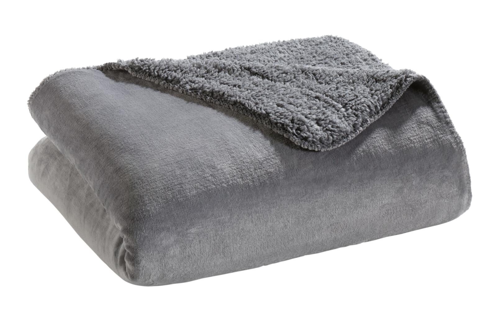Coperta Vivid antracite in poliestere
