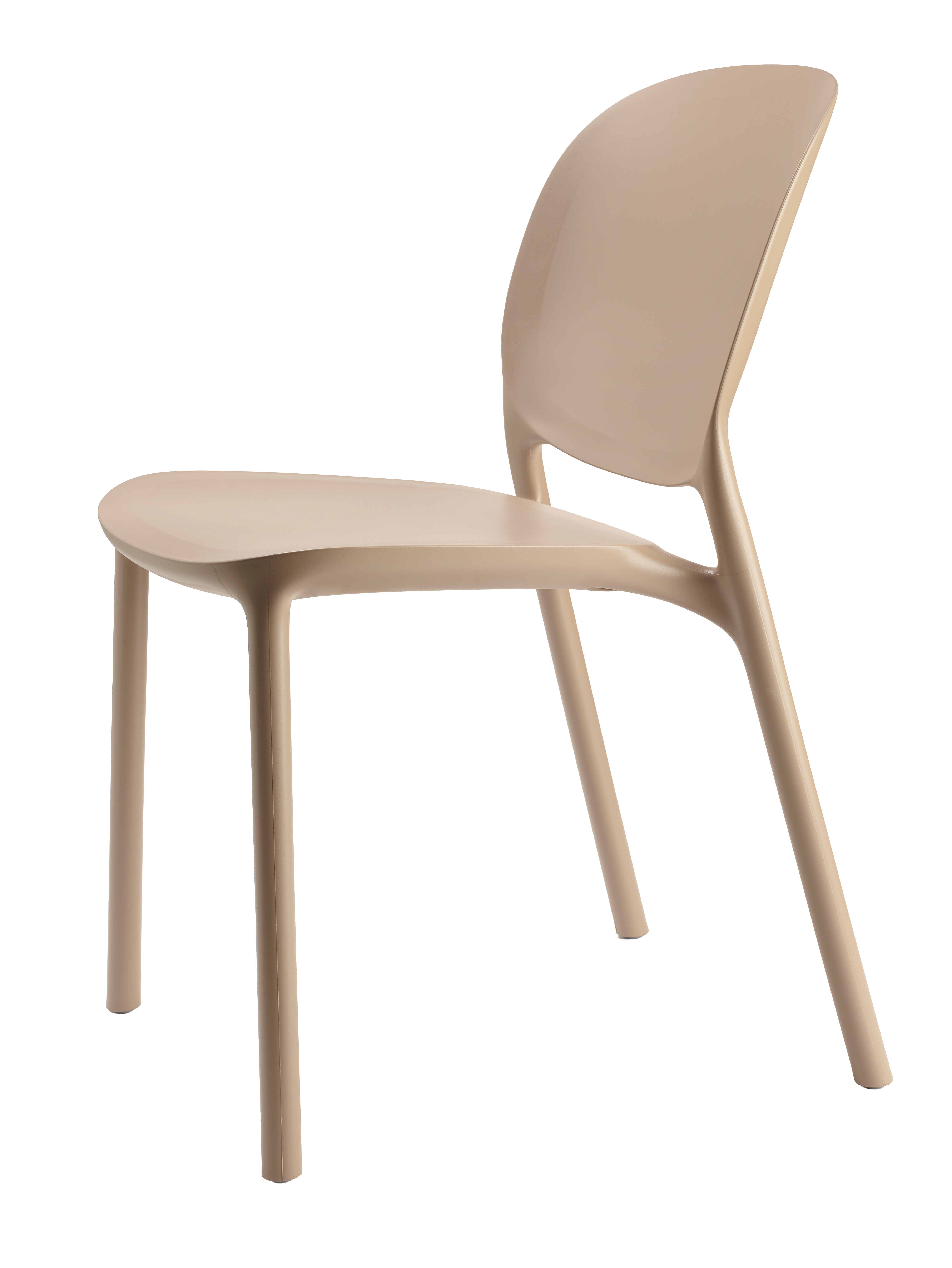 Outdoor Stuhl Hug taupe Kunststoff