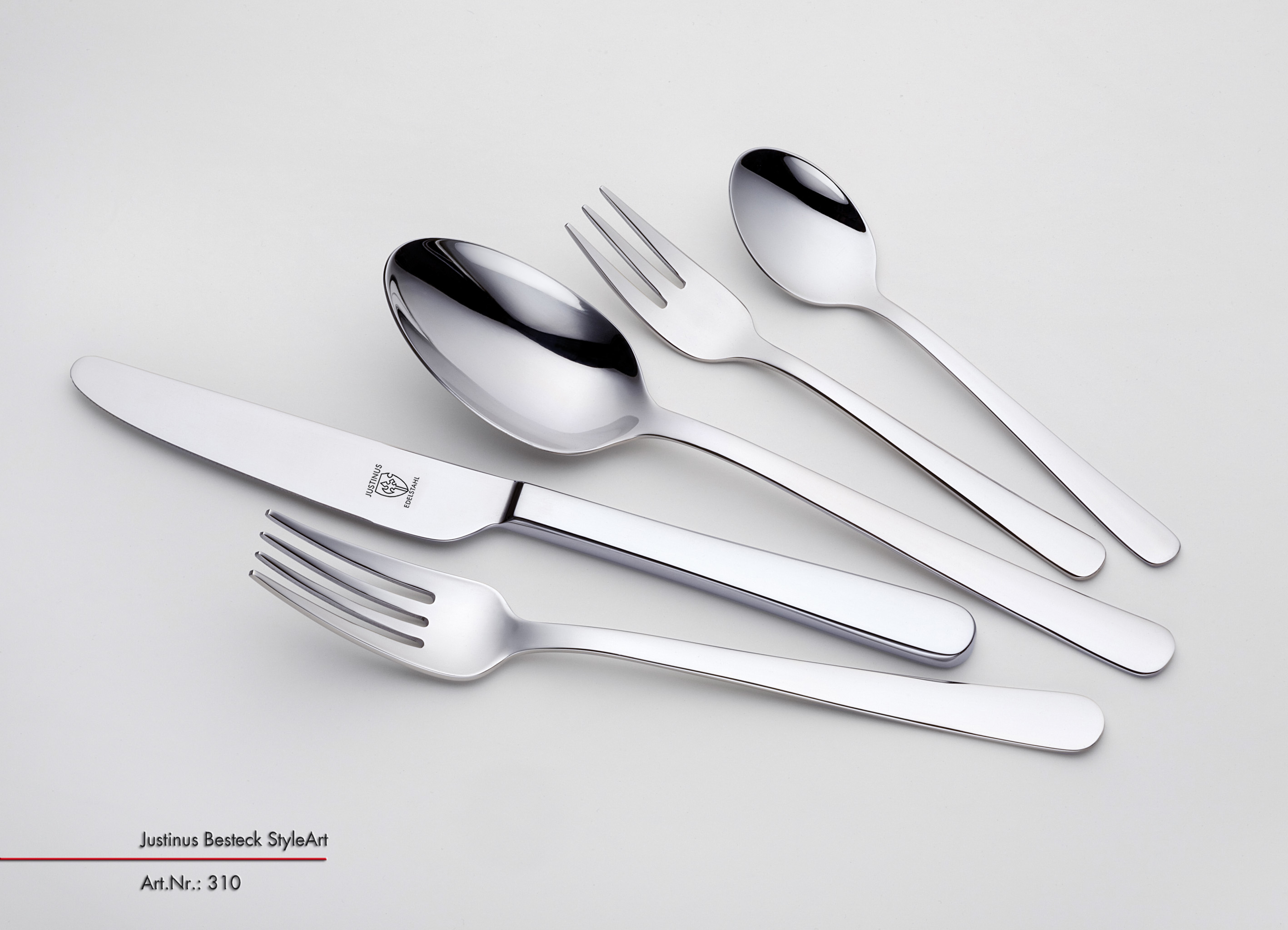 Set di 30 posate da menu StyleArt in acciaio inox argento
