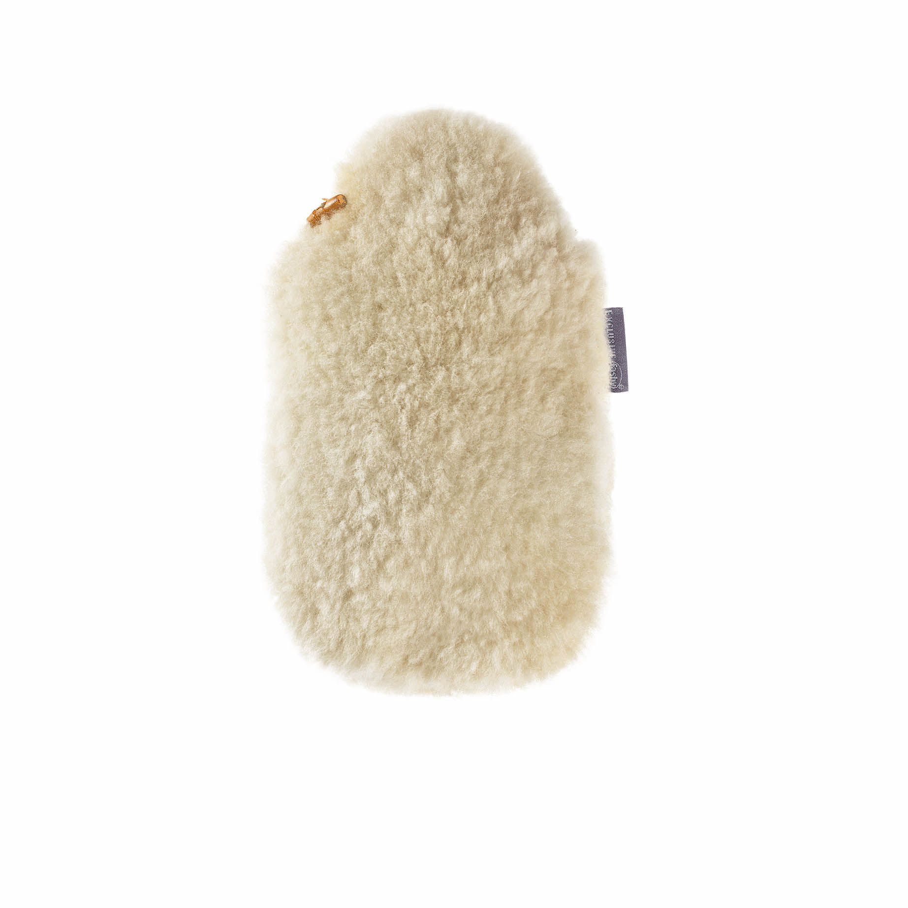 Wärmflasche mit Bezug Fashy weiß Lammfell