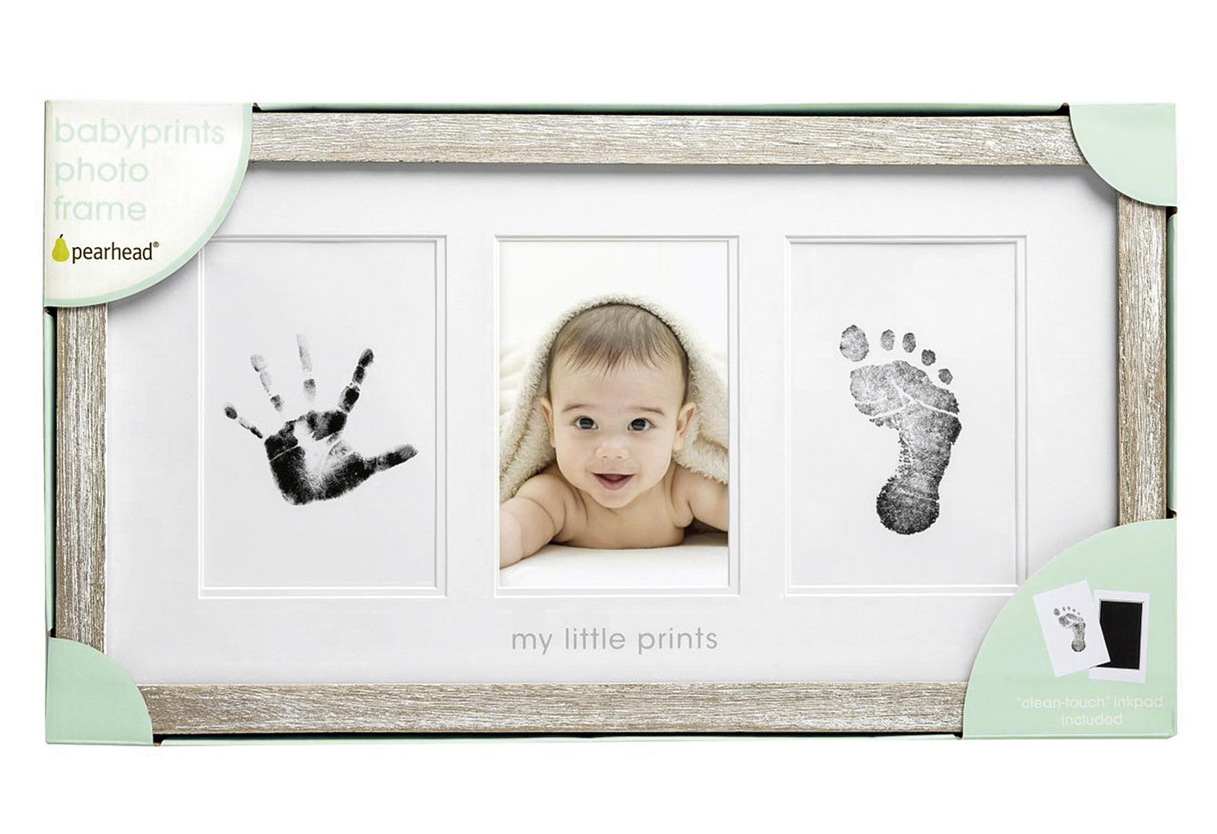 Portafoto con stampa per bambini Legno marrone Pearhead