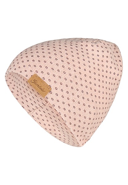 Berretto baby cerchi rosa pallido bambina