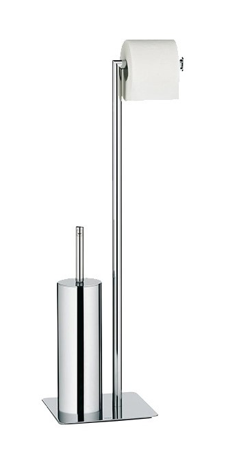 Toilettengarnitur Style silber glänzend Metall