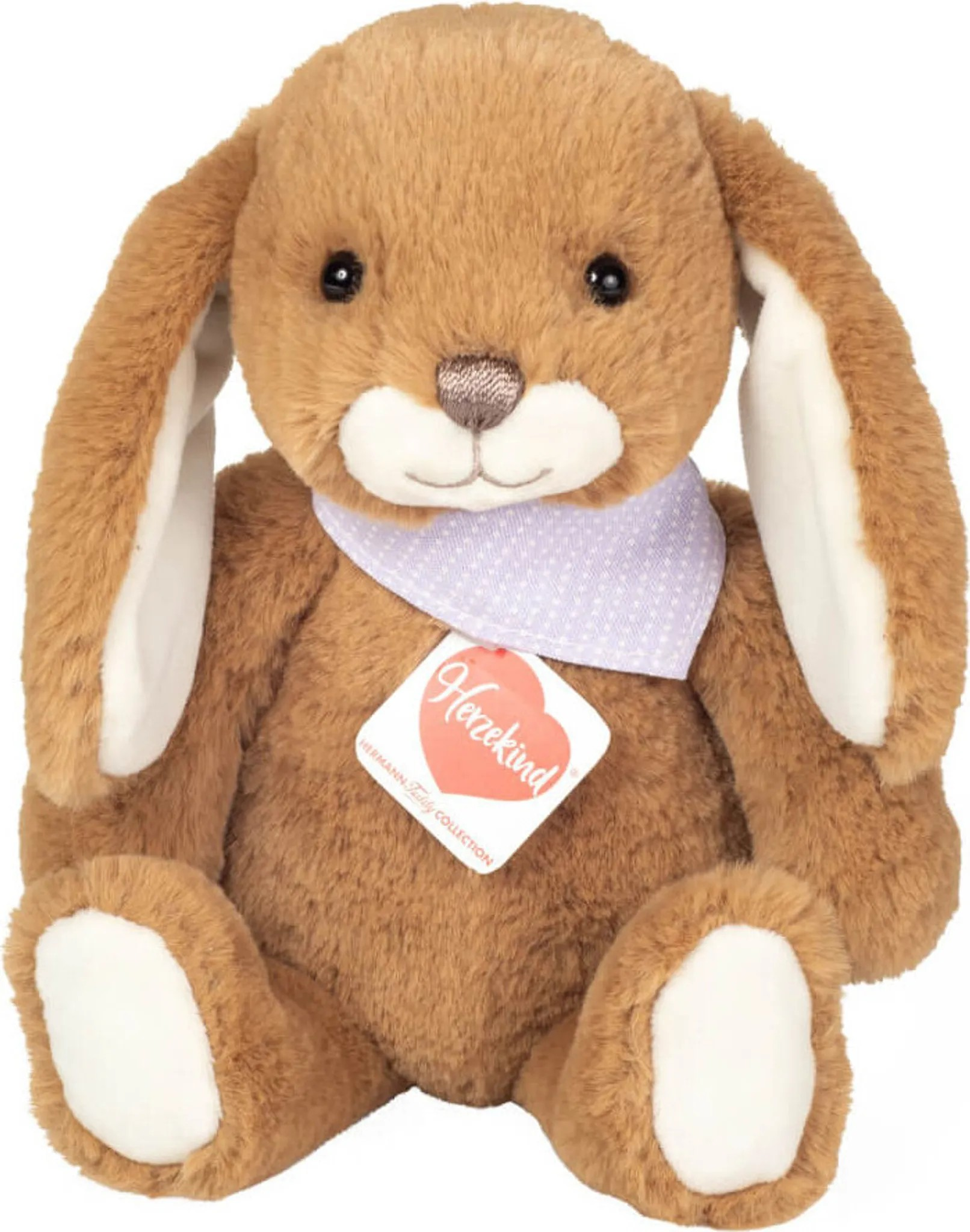 Kuscheltier Hase Hermann Teddy Original braun Polyester Baumwolle