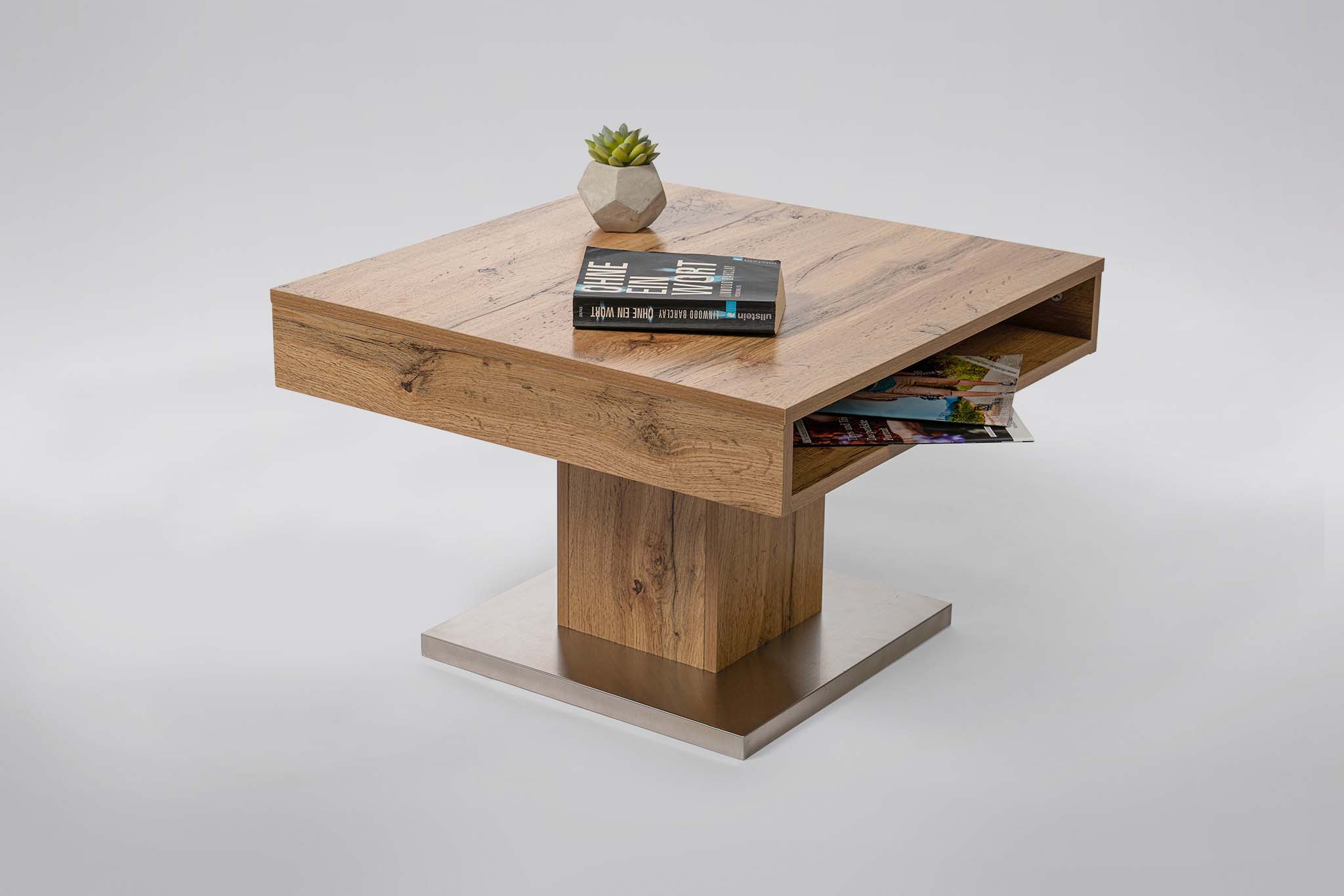 Couchtisch Mailand MDF Dekor Eiche geölt Holzwerkstoff