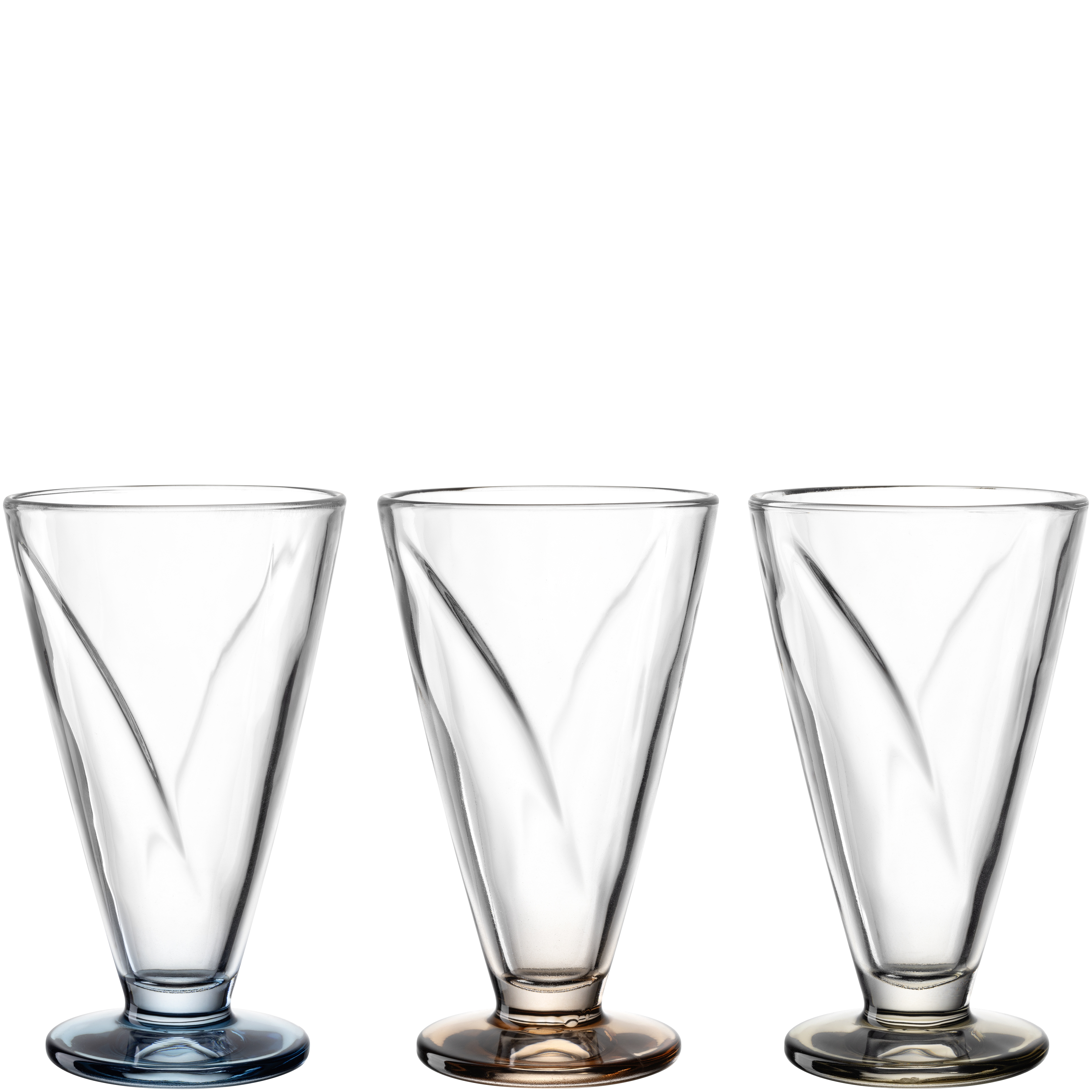 Schale Cono transparent Glas