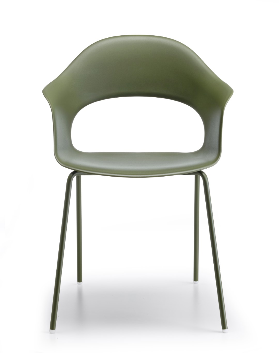 Outdoor Sedia Lady B in plastica verde