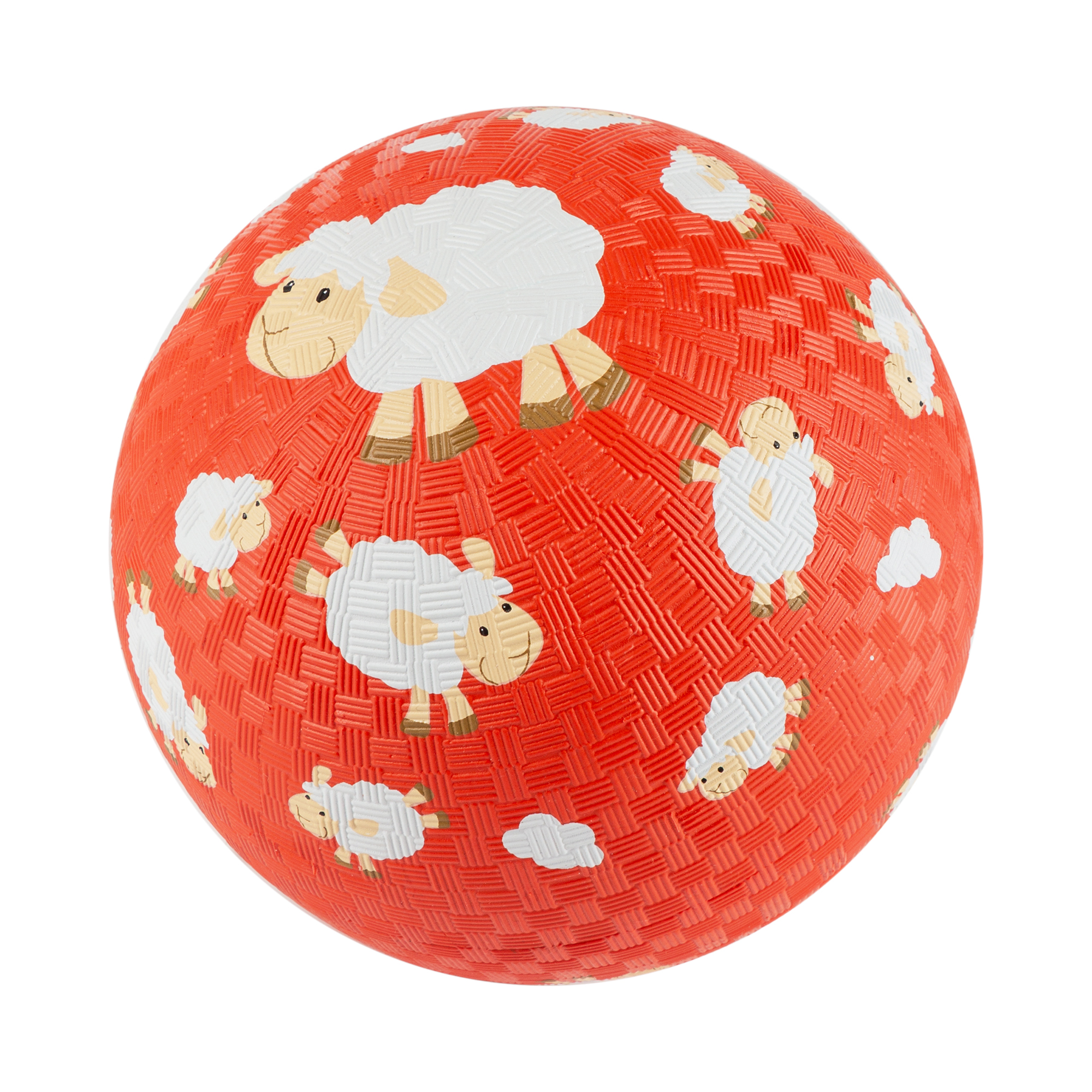 Kautschukball Schaf rot
