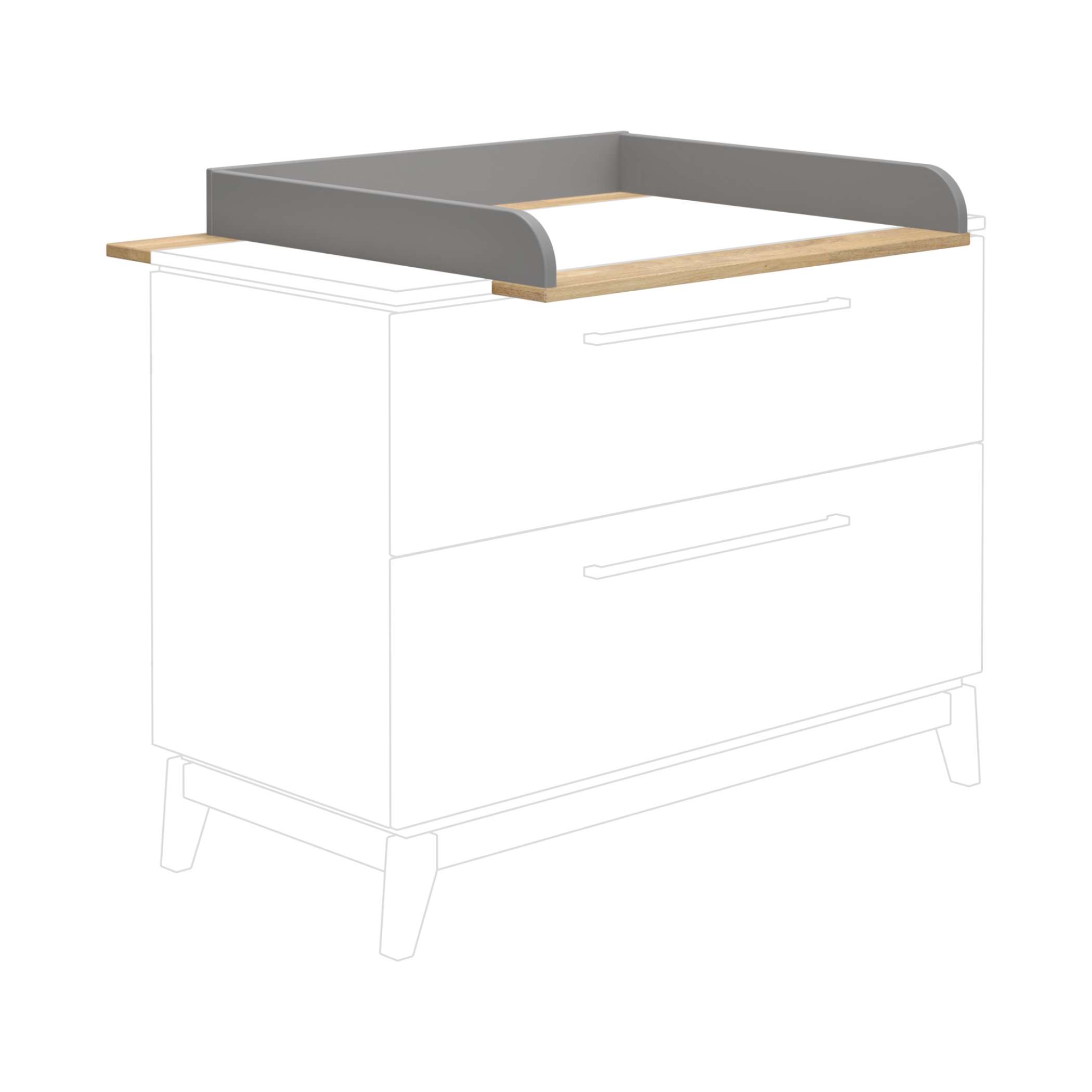 Fasciatoio Sten rovere grigio