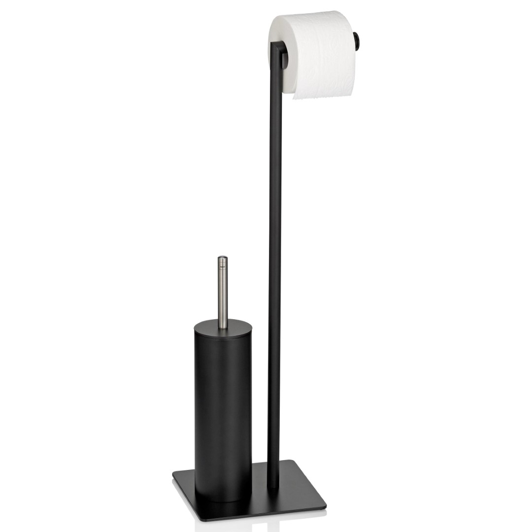 Toilettengarnitur Style schwarz Metall