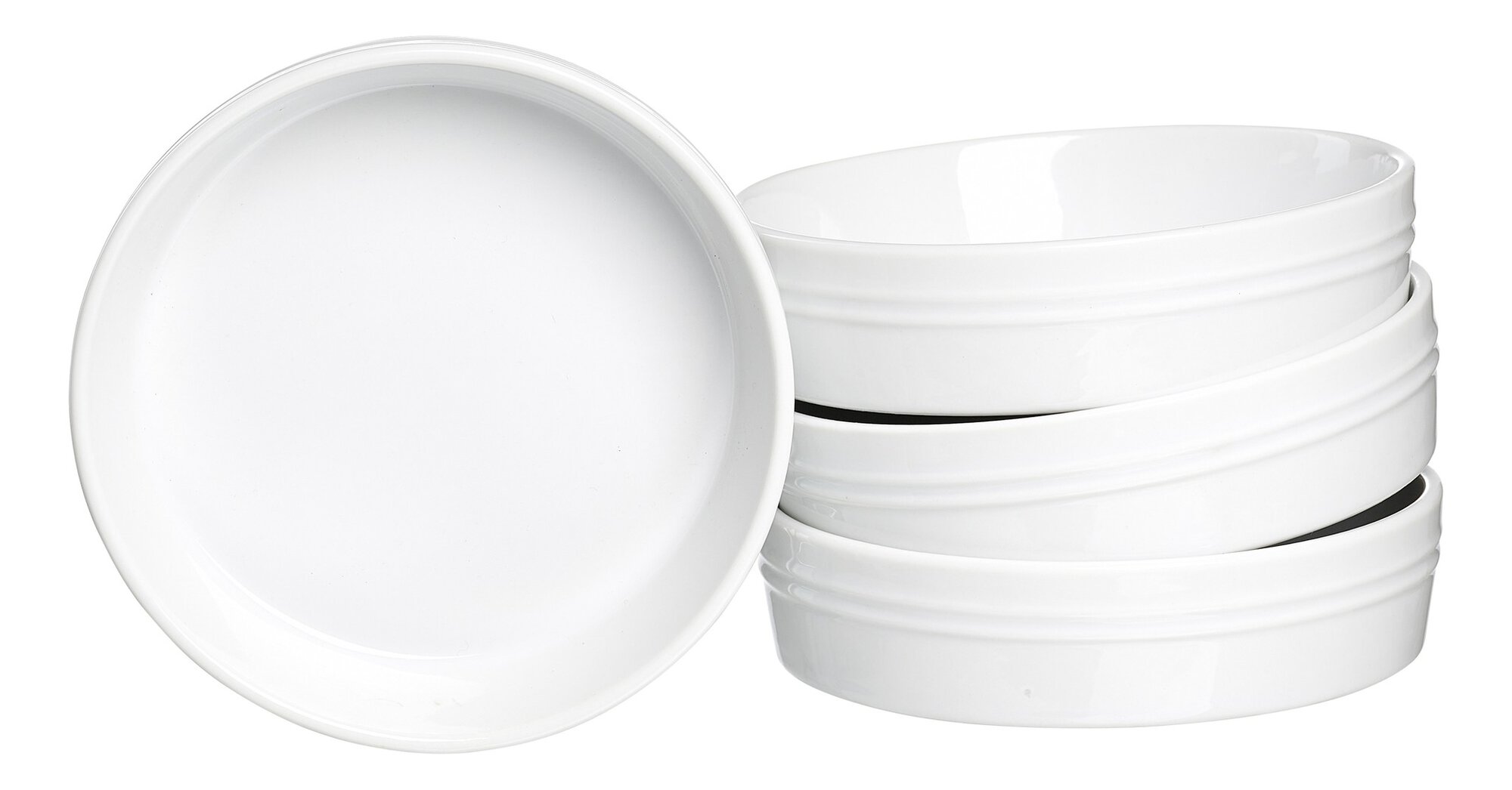 Auflaufform Set Bianco Weiß Porzellan