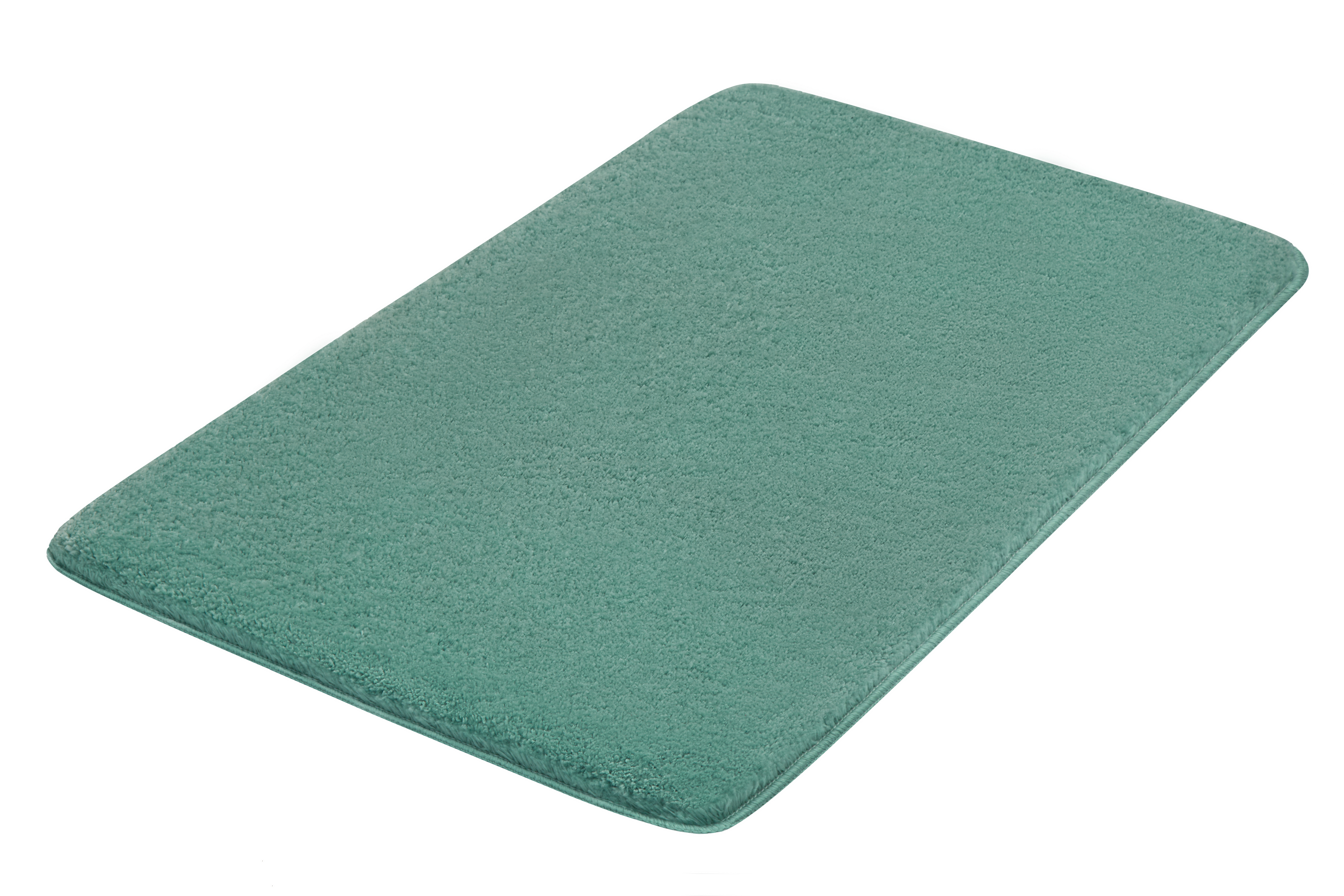 Tappeto da bagno Meadow in poliestere verde