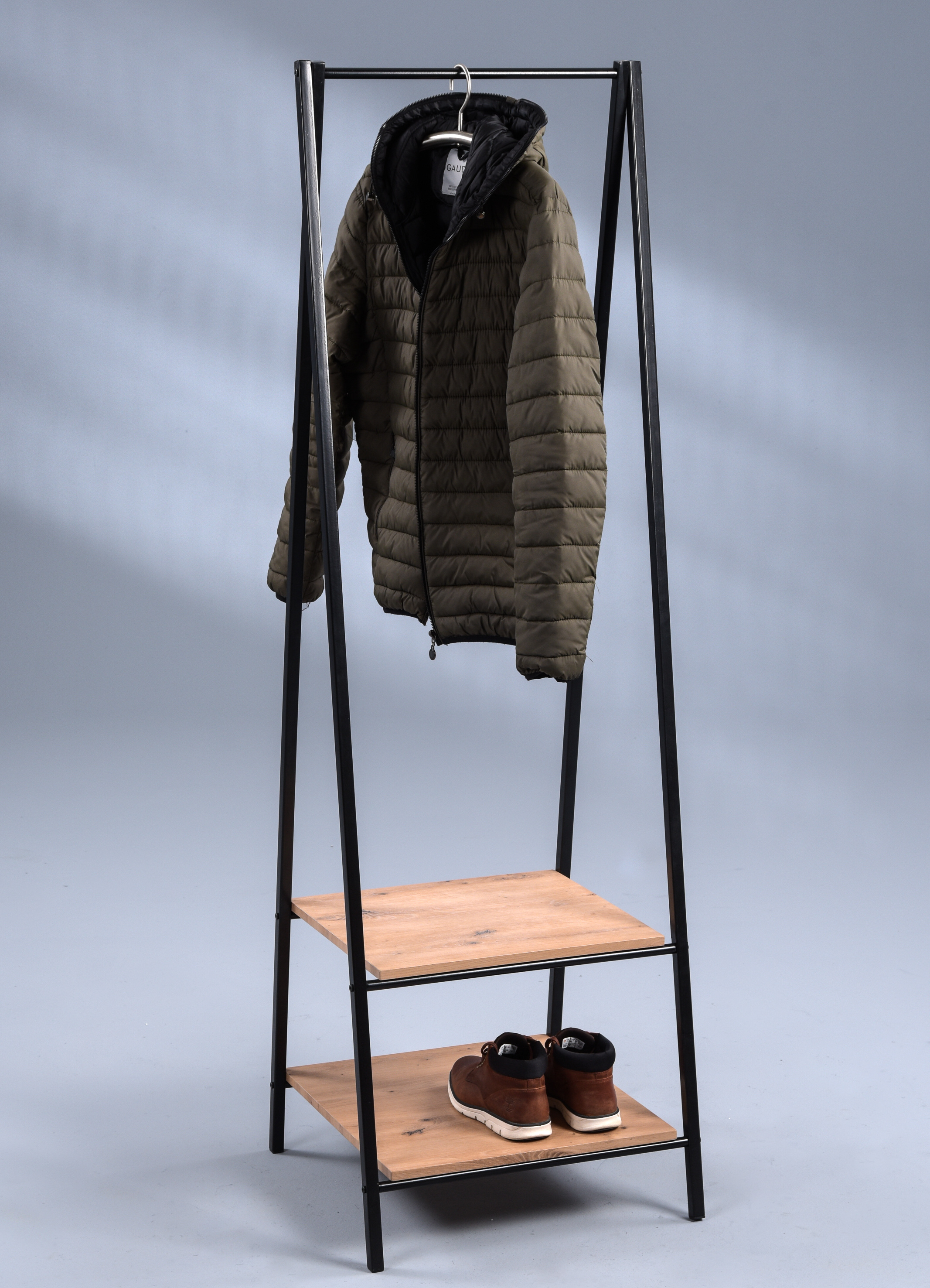 Garderobe Max schwarz Metall
