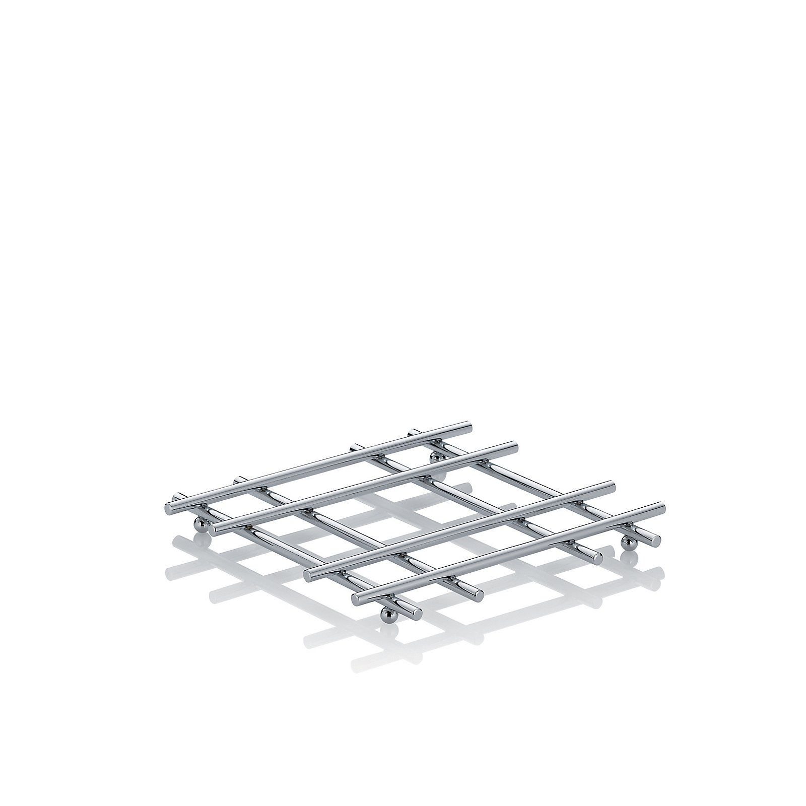 Untersetzer Caro silber glänzend Metall