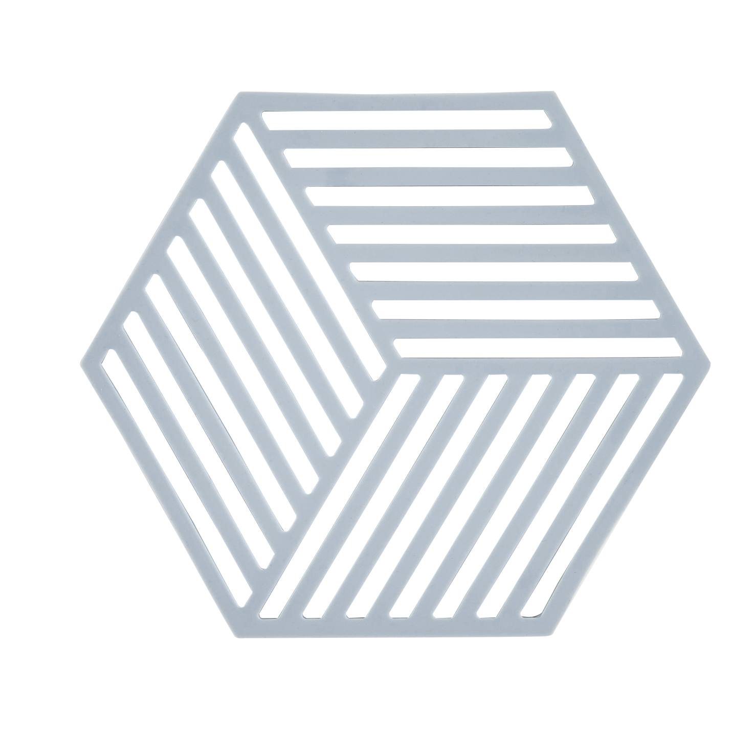Untersetzer Hexagon blau Silikon