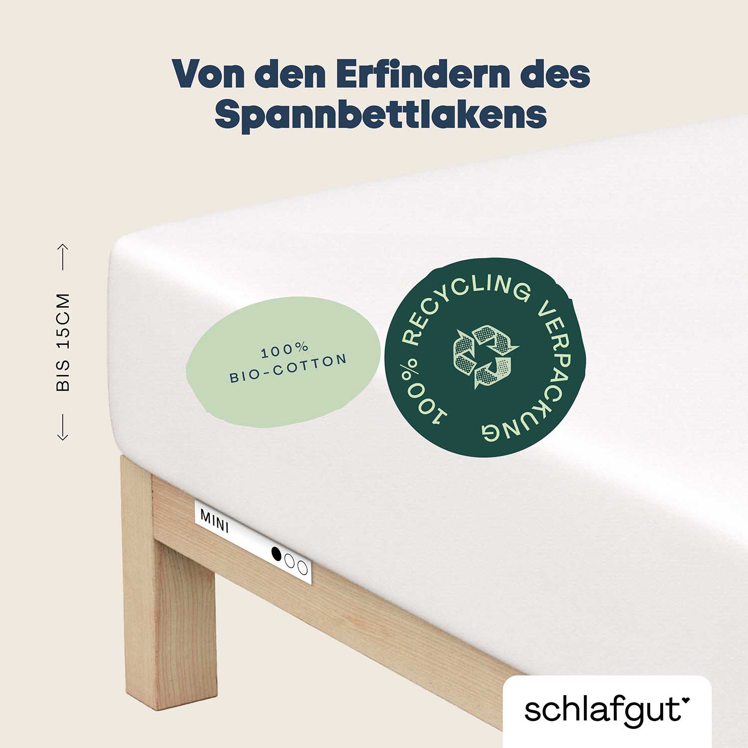 Spannbettlaken Casual  non colour Jersey