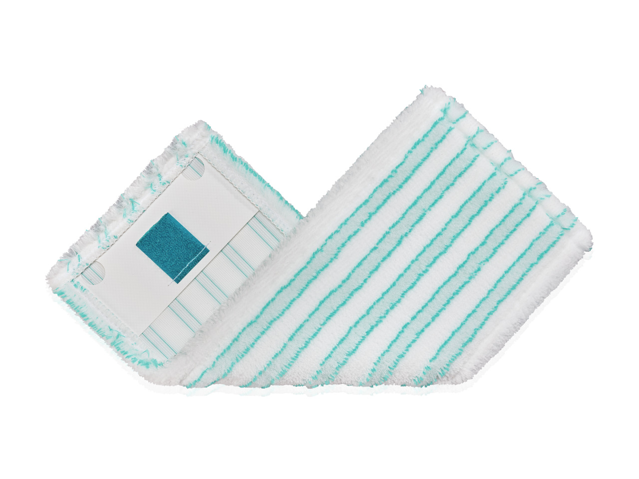 Wischbezug 2er Set Clean Twist Ergo M weiß/hellblau Polyester
