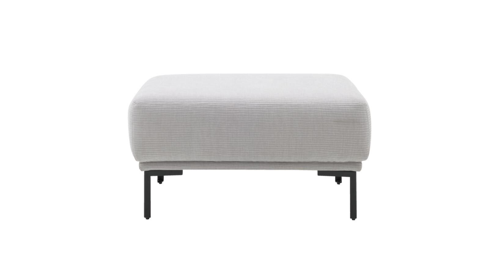 Hocker Interliving 4255 silber Stoff