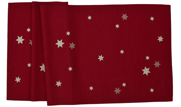 Tischläufer Skyla red