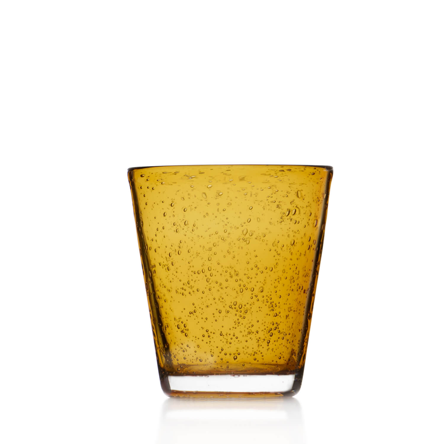 Bicchiere da whisky BURANO ambrato conico
