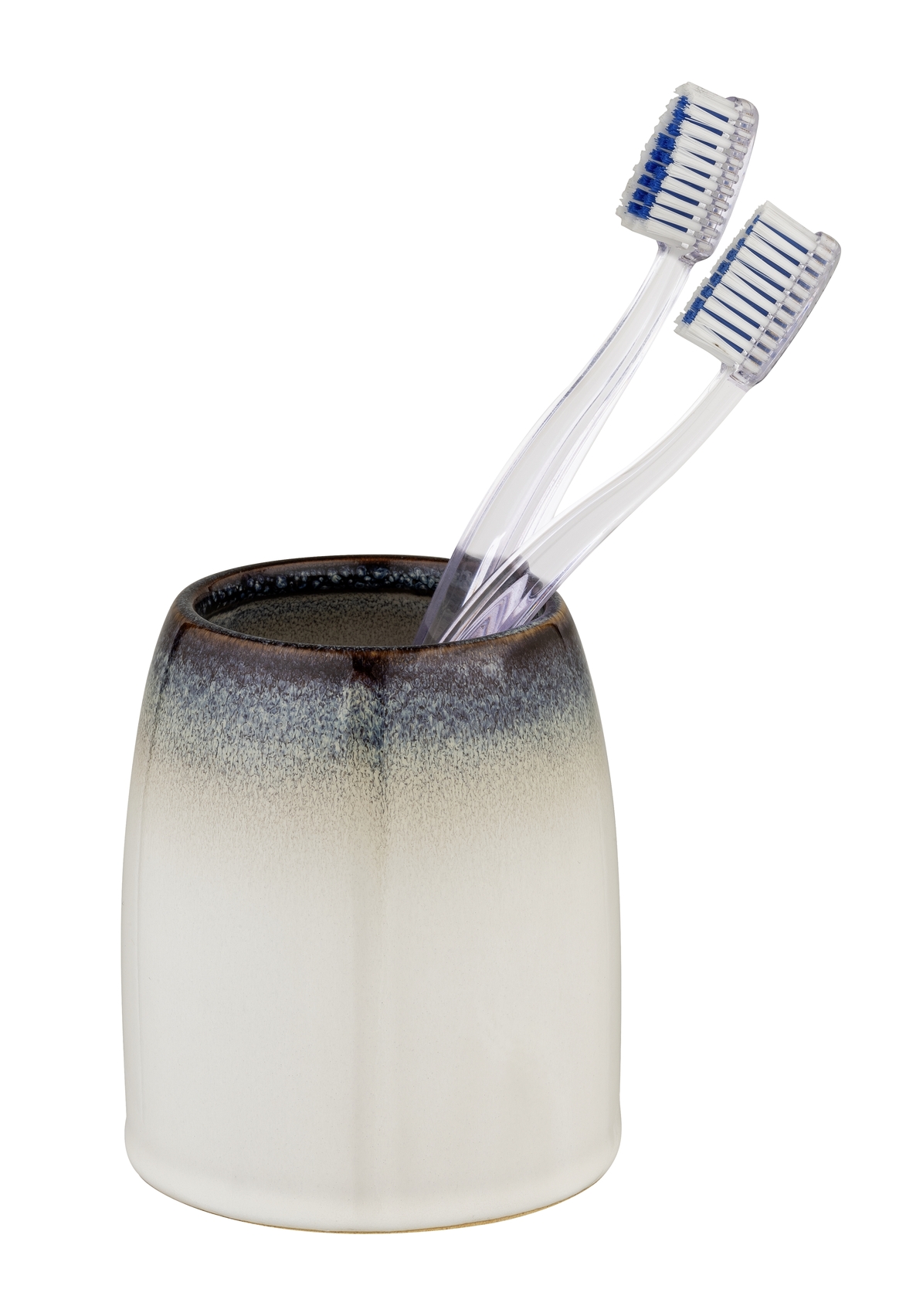 Bicchiere per spazzolino da denti in ceramica beige Osteto