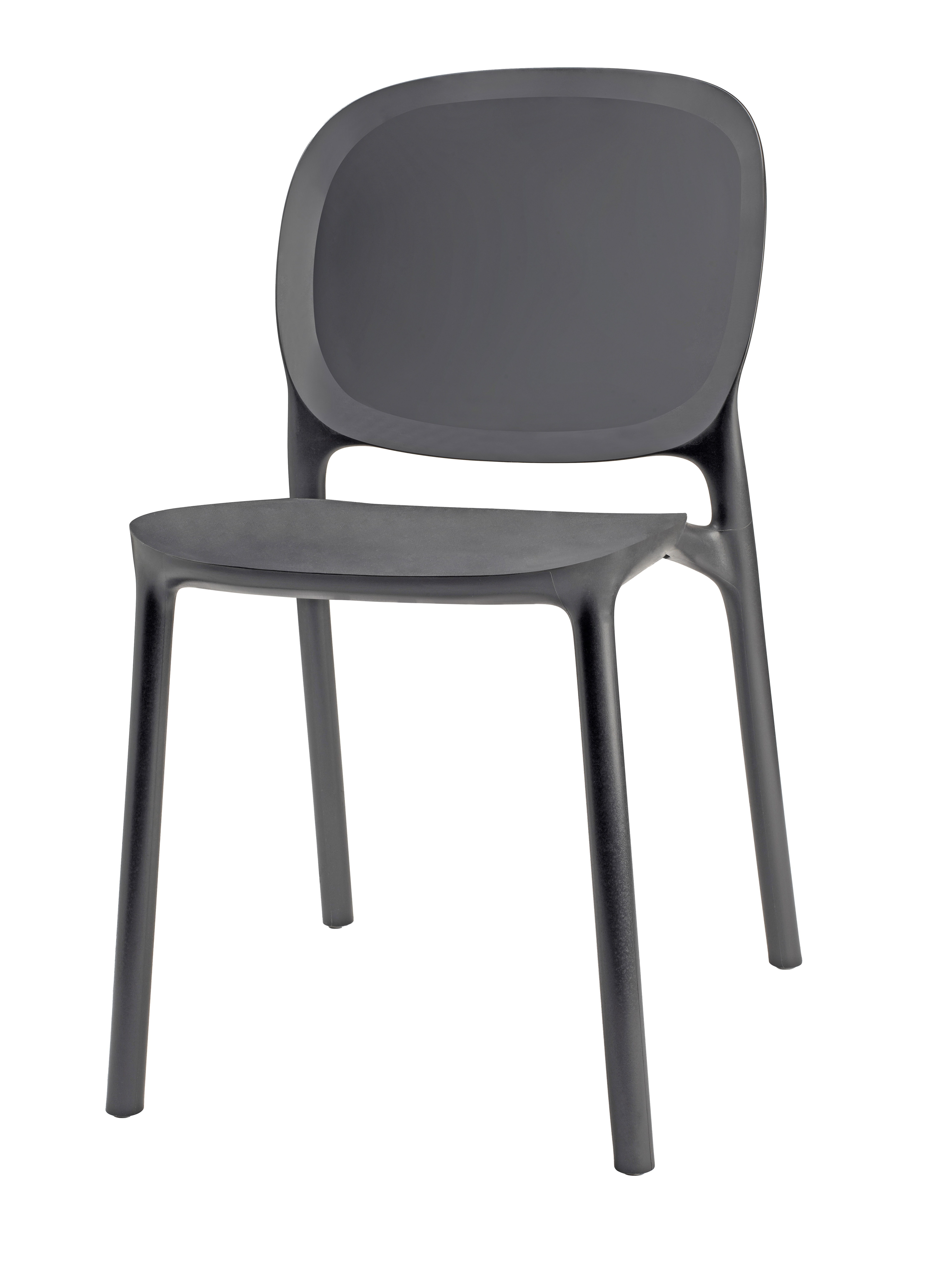 Outdoor Stuhl Hug anthrazit Kunststoff